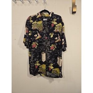 David Carey Shirt Napa Valley Wine Trail Button Down Large Winery California